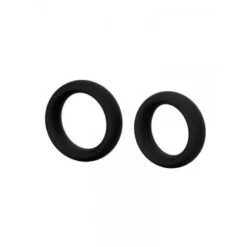 Colt Silicone Super Rings: Penisringe-Set, Schwarz