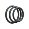 OptiMale 3 C-Ring Set Thin: Penisringe-Set, Anthrazit