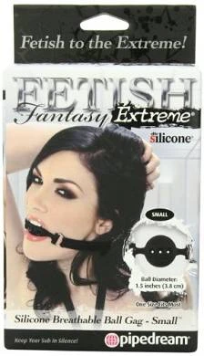 Pipedream. Fetish Fantasy Extreme Silicone Breathable Ball Gag - Small