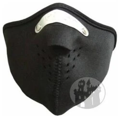 Schwarze Bikermaske