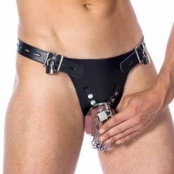 Keuscheitsgürtel Mit Schloss Und Käfig