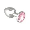 Erotic Fashion Analplug. Metall. Silber Und Rosa Metall 7.3 Cm Lang. 1er-Pack (1 X 1 St&uu