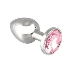 Erotic Fashion Analplug. Metall. Silber Und Rosa Metall 7.3 Cm Lang. 1er-Pack (1 X 1 St&uu