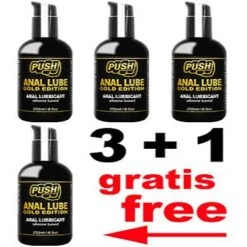 3 + 1 PUSH Anal Lube Silikon Gold Edition 250 Ml
