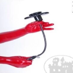 Latex Butterfly-Knebel 3-kammersystem - Aufblasbar