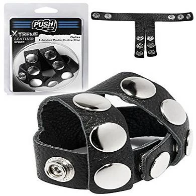 Push Xtreme Leather - Dallas T-Junction Double Dividing Strap 1 Push Xtreme Leather - Dallas T-Junction Double Dividing Strap