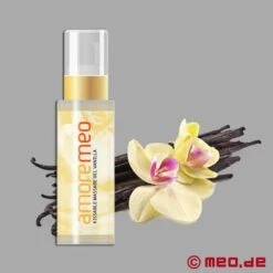 AMOREMEO - Intim-Massage Gel Mit Vanille Geschmack