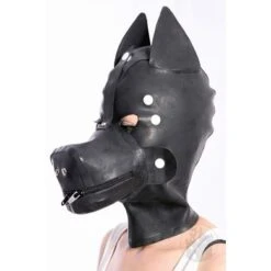Hunde Latex Maske