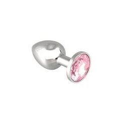 Erotic Fashion Ra8015 Butt Plug XS Mit Cristal. Rosa Metall Durchmesser 2.4 X 5.7 Cm. 1er-