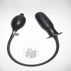 Latex Anal-Plug Mit Schlauch Und Handpumpe, Getaucht