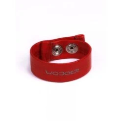 Wojoer Big Thing: Kunstleder-Cockring, Rot