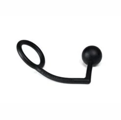 Jock Lock: Penisring Mit Analplug, Schwarz