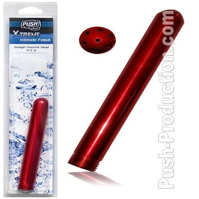 Push Xtreme - Intimduschkopf Gerade - Rot 1 Push Xtreme - Intimduschkopf Gerade - Rot