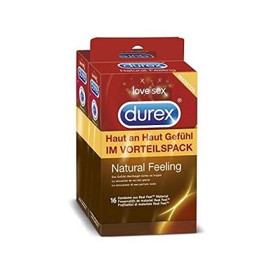DUREX Natural Feeling Latexfreie Kondome 16 Stk. 1 DUREX Natural Feeling Latexfreie Kondome 16 Stk.