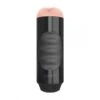 Mega Grip Ass Stroker: Vibro-Masturbator, Schwarz/haut