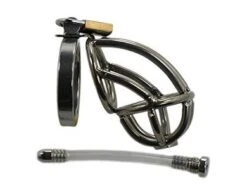 Edelstahl Peniskäfig Mit Dilator "Bender V2" Keuschheitsgürtel Fü