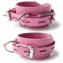 Abschließbare Fußfesseln Pink