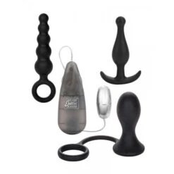 His Prostate Training Kit: Analtoy-Set, Schwarz