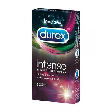 Durex Intense Stimulating: Kondome, 6er Pack 1 Durex Intense Stimulating: Kondome, 6er Pack