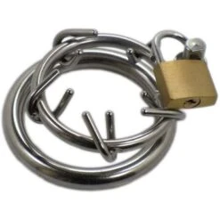 CBT Peniskäfig "Pain" Keuschheitsgürtel Mit Spikes Und Dornen