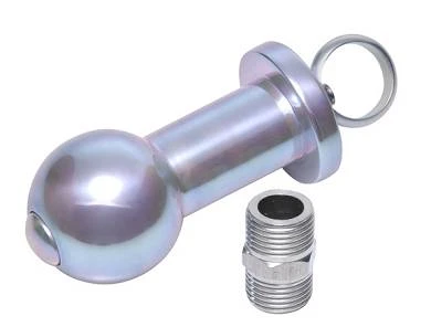 XL Stop-N-Flow Aluminum Enema Plug 1 XL Stop-N-Flow Aluminum Enema Plug
