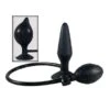 True Black: Analplug Mit Pumpe, Schwarz