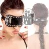 Latex Augenbinde - Ziernieten
