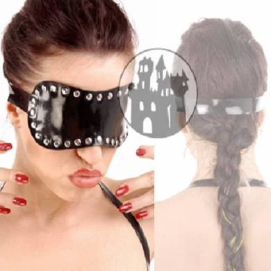 Latex Augenbinde - Ziernieten 1 Latex Augenbinde - Ziernieten