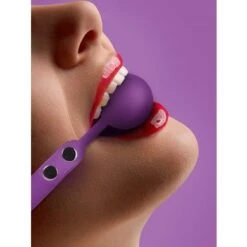 Ouch! Silicone Ball Gag: Ballknebel, Lila