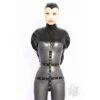 Latex Zwangsjacke Mit Harness