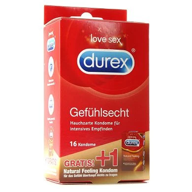Durex Gefühlsecht Kondome. 1er Pack (1 X 16 Stück) 2 Durex Gefühlsecht Kondome. 1er Pack (1 X 16 Stück) – Bild 2
