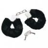 Handschellen Plüsch Schwarz