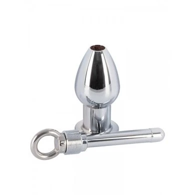 Aluminium-Analplug/-Analtunnel, Silber 1 Aluminium-Analplug/-Analtunnel, Silber