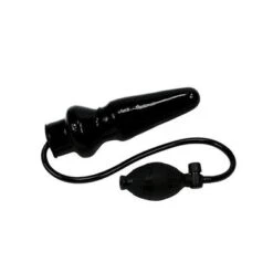 Pump-Analplug Mit Ballpumpe (19cm), Schwarz