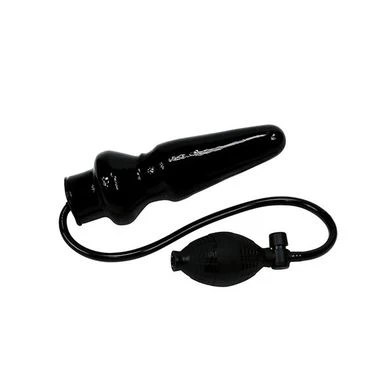 Pump-Analplug Mit Ballpumpe (19cm), Schwarz 1 Pump-Analplug Mit Ballpumpe (19cm), Schwarz