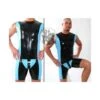 Latex Shortanzug - Ärmellos - Duo Codpiece