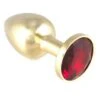 Buttplug Mit Rotem Kristall (140g)