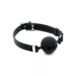 Silikon-Ballknebel, Schwarz