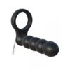 C-Ringz Double Penetrator: Vibro-Penisring Mit Analdildo Und Fernbedienung, Schwarz