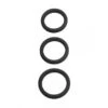 Perfect Fit Xact-Fit 3-Ring-Kit S-M: Penisringe-Set, Schwarz