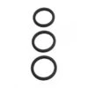 Perfect Fit Xact-Fit 3-Ring-Kit M-L: Penisringe-Set, Schwarz