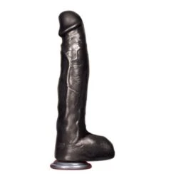 Big Black Cock Ice Pick 13" - Schwarzer Dildo