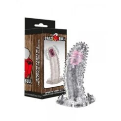Crazy Bull Brave Man 1: Vibro-Penishülle, Transparent