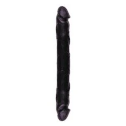Double Medium Dildo Schwarz - 44x4 Cm