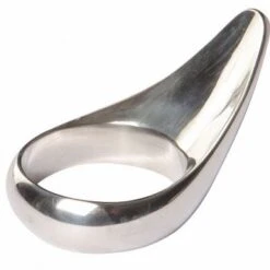 Roestvrij Staal Stainless Steel Teardrop Cock Ring 50 Mm. 1er Pack (1 X 1 Stück)