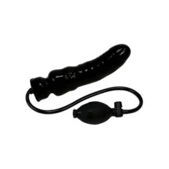 Pump-Dildo Mit Ballpumpe, Schwarz