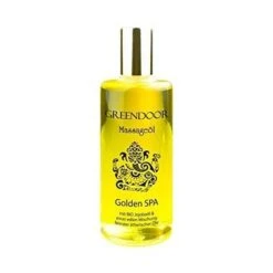 Greendoor Massageöl Golden SPA 100ml - Natur-reines BIO Jojobaöl & Aprikosen