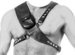 Leder Harness Mit Tasche