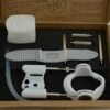 BDSM Erotik Exdenter Vergrösserung Penisverlängerung Mit Gummiriemen In Box