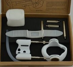BDSM Erotik Exdenter Vergrösserung Penisverlängerung Mit Gummiriemen In Box